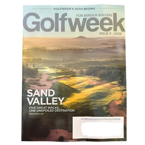 Golfweek Golf Week Magazine Issue 3 2025 Sand Valley Unspoiled Destination - Picture 1 of 1